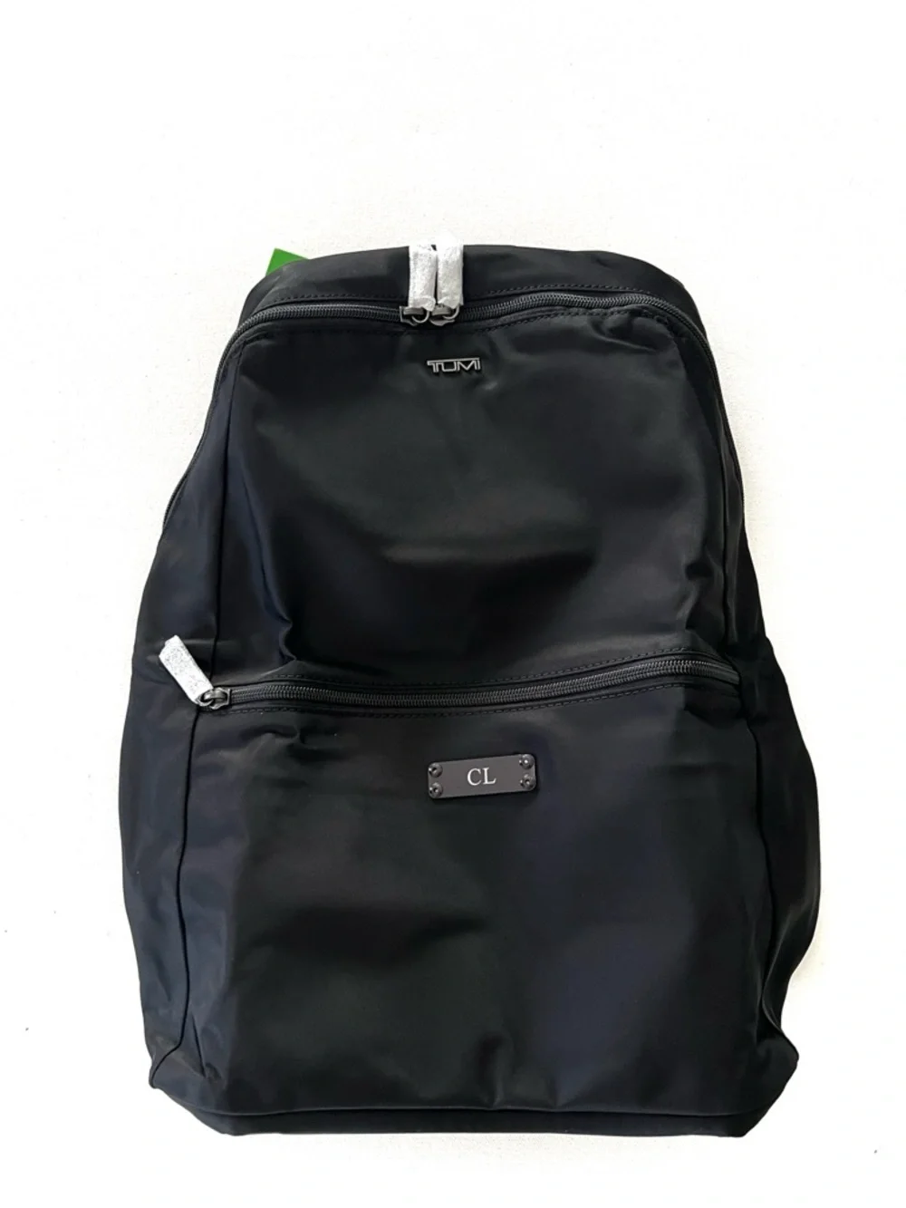 TUMI Just In Case Backpack in Black/Gunmetal Unisex Monogram CL